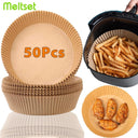 Air Fryer Liners Non-Stick Disposable Papers for Cooking 50 Pack