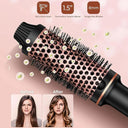 1.5 Inch Heated Curling Brush Ceramic Curling Iron Hot Brush