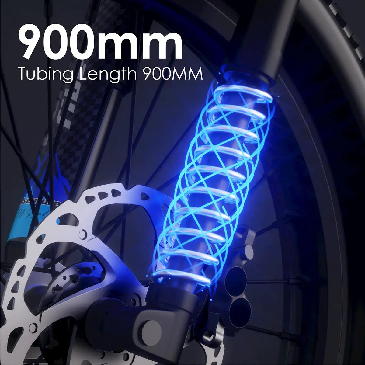 HEZZO Carbon Fat Tire Electric Bike — product view 5
