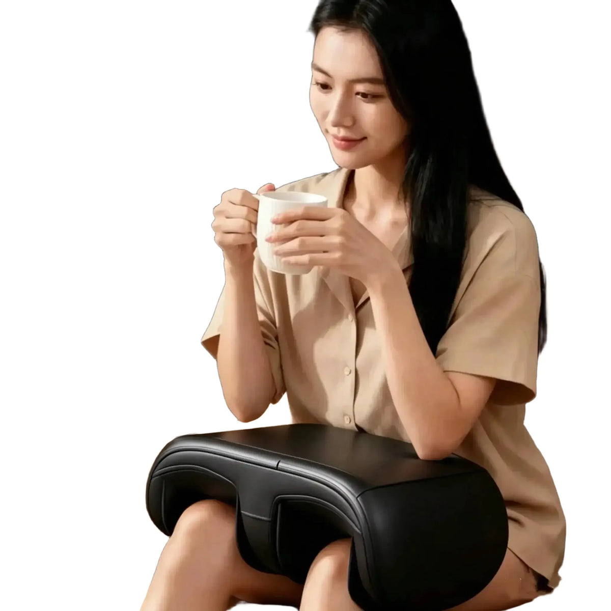 Foot Massager With Heat Shiatsu Calf Roller Timers — product view 1