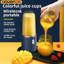 Powerful Six Blade Portable Blender Bottle 400ml For Fresh Smoothies On The Go