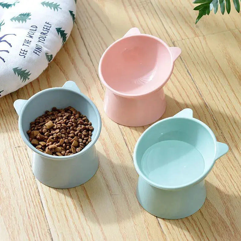 Pet Food Bowl With Neck Protector For Dogs And Cats