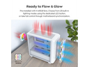 Montech White ATX Gaming PC Case