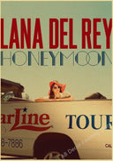 Lana Del Rey Retro Kraft Paper Music Album Poster Vintage Decor