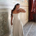 Elegant Wedding Events Corset Dress Sexy Strapless Midi 2024