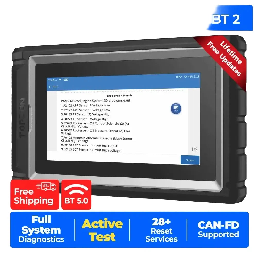 Topdon Bt - Bidirectional Reset Scanner - Artidiag800 BT 2 product image