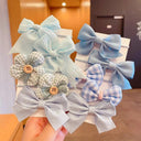 Sweet Bow Floral Headbands for Girls Pack of 10 Accessories