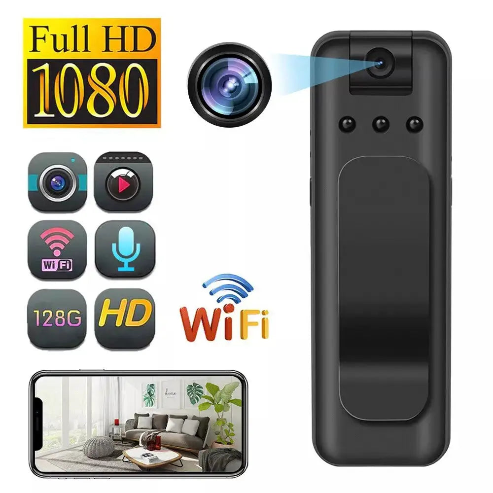 M8 HD 1080P Mini Camera Portable Small Digital Video Recorder Police Body Cam Infrared Night Vision Camcorder Sports DV