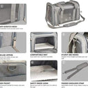 Soft-Sided Pet Travel Backpack for Small Dogs and Cats