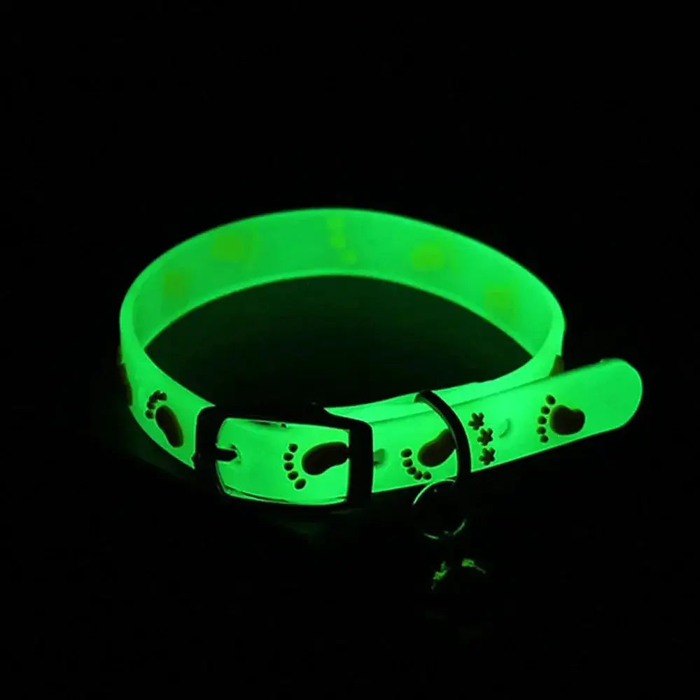 Luminous Cat Collar Glow In The Dark Safety Accessory