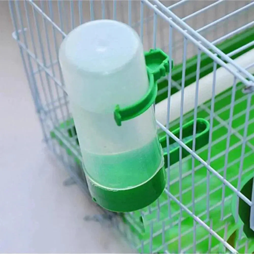 Automatic Bird Feeder Water Drinker Fountain For Parrot Cage