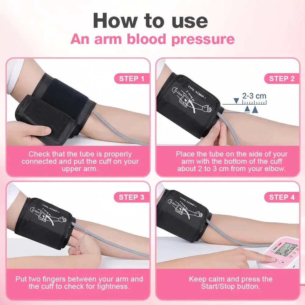 Upper Arm Blood Pressure Monitor Automatic Digital Heart Rate — product view 7