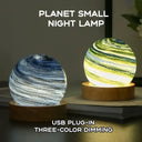 Moon Glass Lamp For Kids Soothing Glow