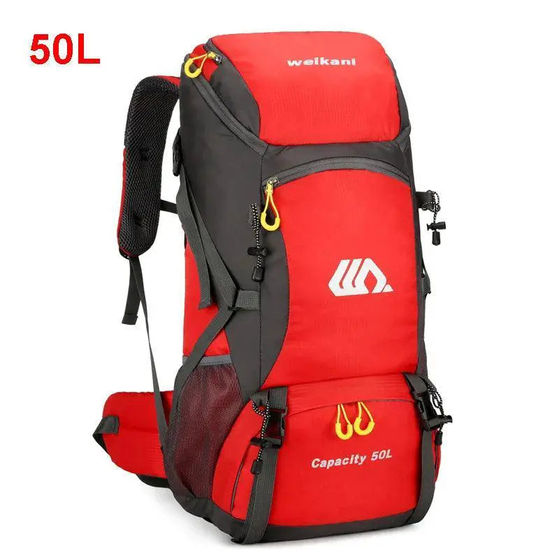 50L Waterproof Travel Backpack For Hiking And Camping