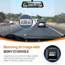 Smart Rearview Dash Cam for Drivers