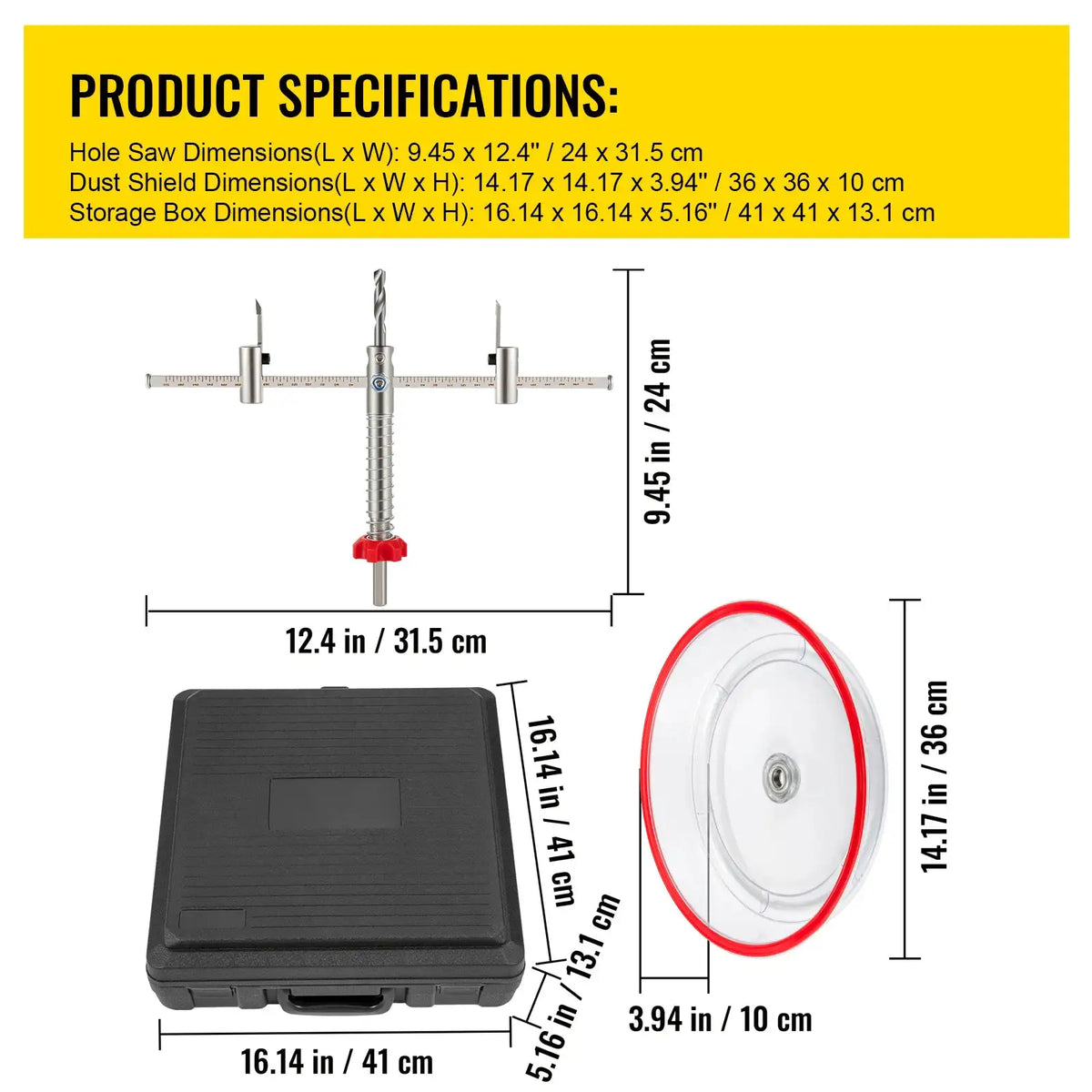 Premium Adjustable Hole Saw Kit — product image 7