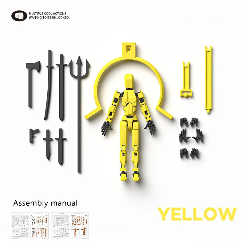 Magnetic Articulated Shapeshift Robot Figure
