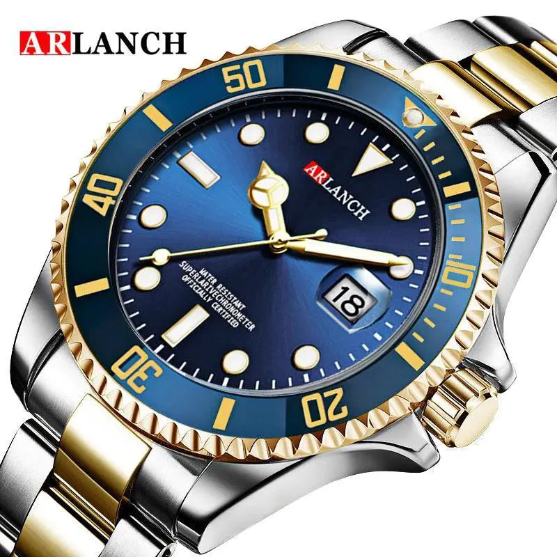 Arlanch Mens Quartz Sport Watch Water Resistant Timepiece