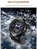 SMAEL Dual Display Sport Watch Waterproof Design for Style