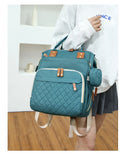 USB Mummy Bag Diaper Bag Backpack Waterproof Large Capacity