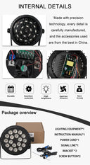 DJ Party LED Par Wash Lights 2-Pack