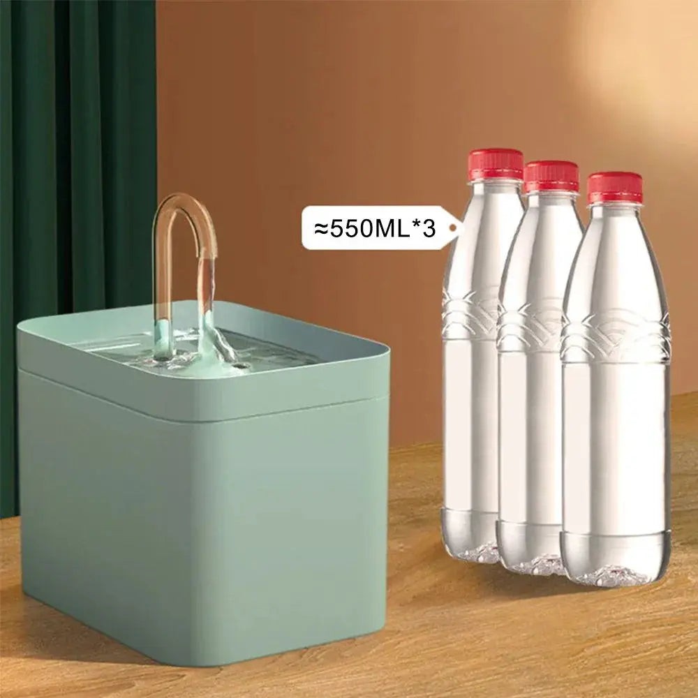 Recirculate Filtring 1.5L USB Electric Cat Water Fountain