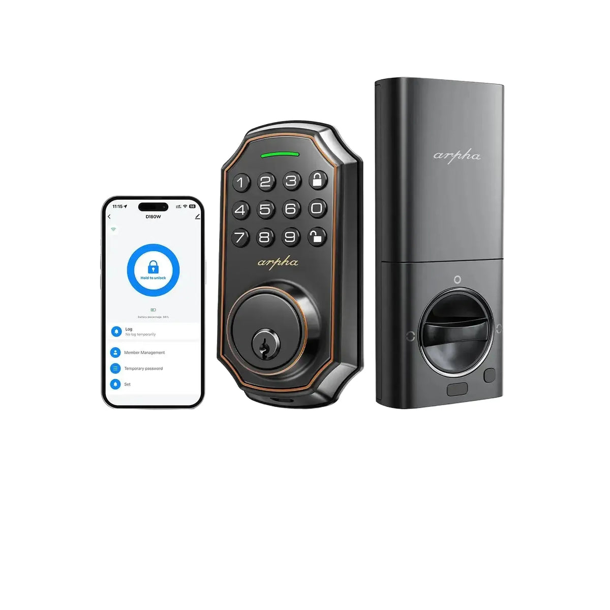 Smart Door Lock - Wireless Auto Keyless Entry — product view 1