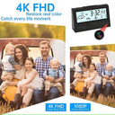 4K Mini WiFi Clock Camera With Remote Viewing Motion Detection