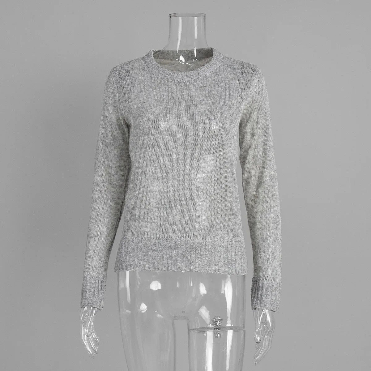 Crewneck Regular Fit Spring Sweater