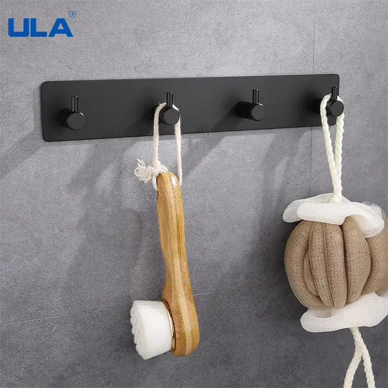 Stainless Steel Bathroom Hook Set Elegant Organization