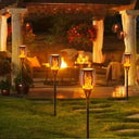 Warm Glow Solar Torch Light for Walkways