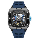 Men Mechanical Skeleton Dial Watch