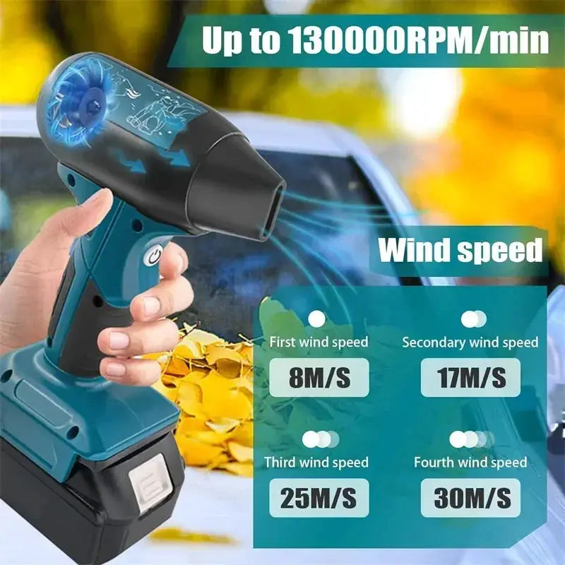 Portable 4 Speed Jet Blower Makita Dewalt Milwaukee Bosch