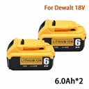 18V High-Capacity Lithium Battery for Tools 5Ah Rechargeable
