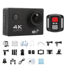 4K Action Camera For Outdoor Use Waterproof Helmet Mount