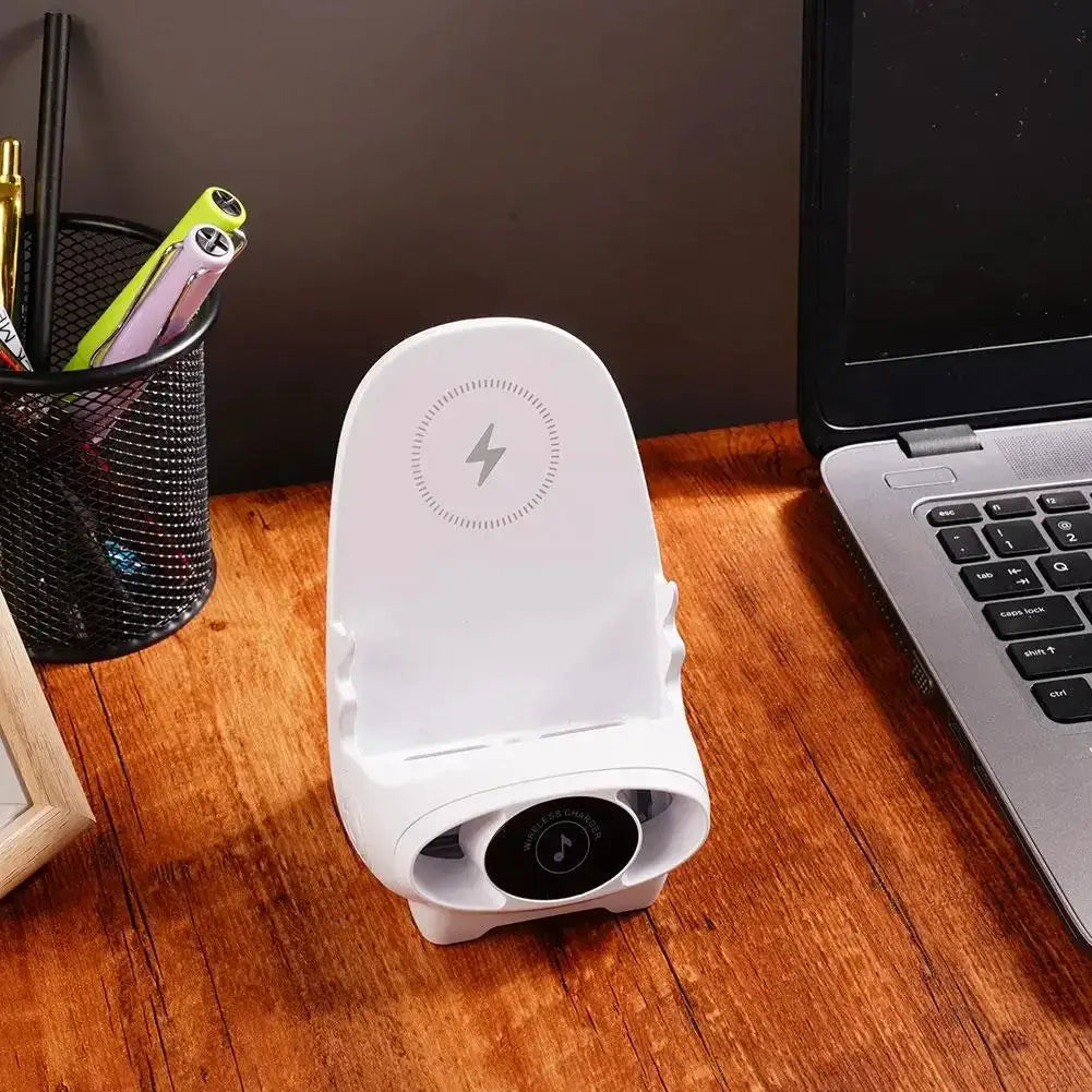 Wireless Charging Stand Portable Mini Chair 15W Charger