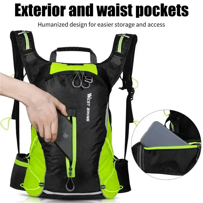 Ultralight 16L Cycling Backpack With Hydration System