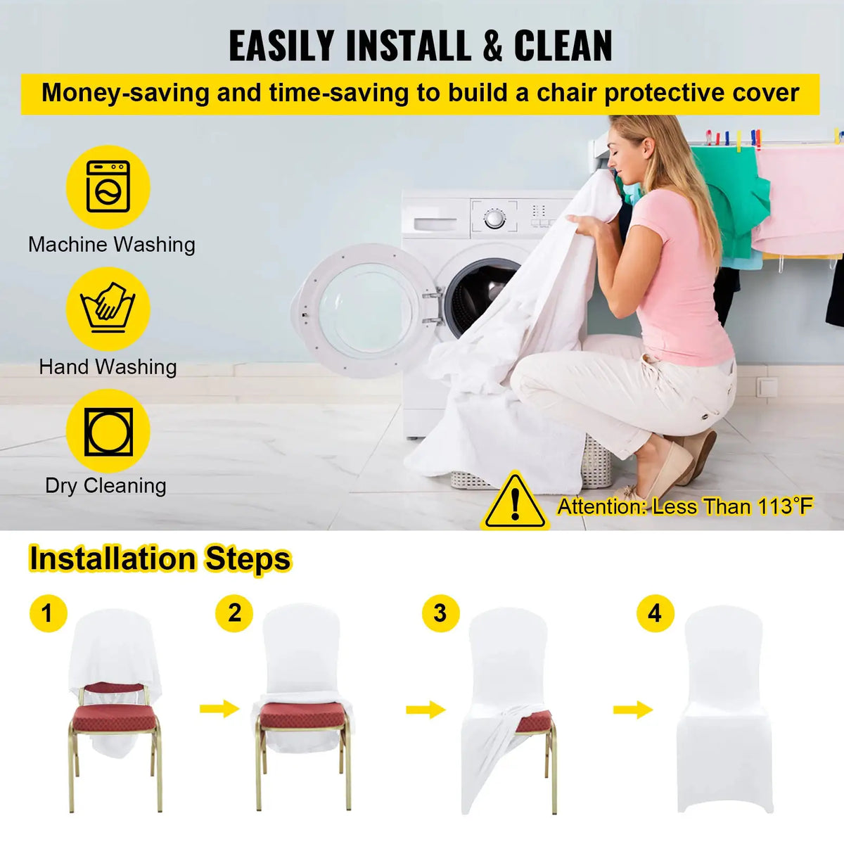 Stretch Spandex Banquet Chair Covers — product image 6