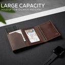 Slim Card Wallet for Men AirTag Tracking