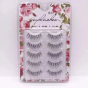 Crisscross 3D Faux Mink Eyelashes Set - 5 Pairs Glamorous