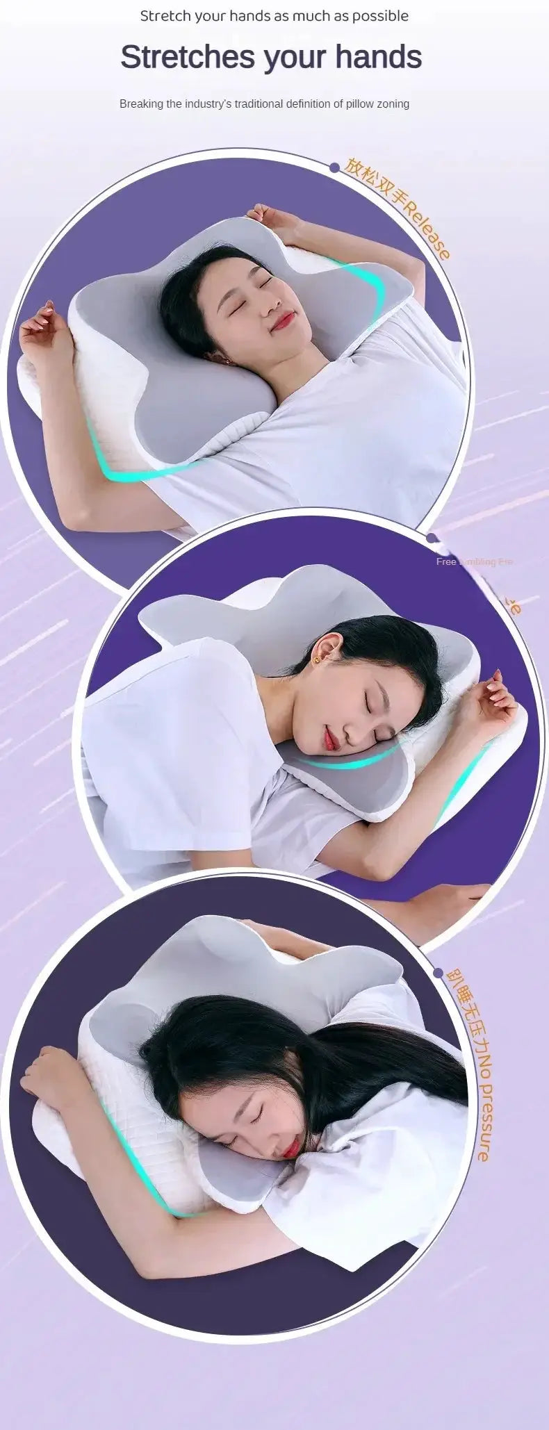 Pillow for Side Sleepers Neck Support — product view 14