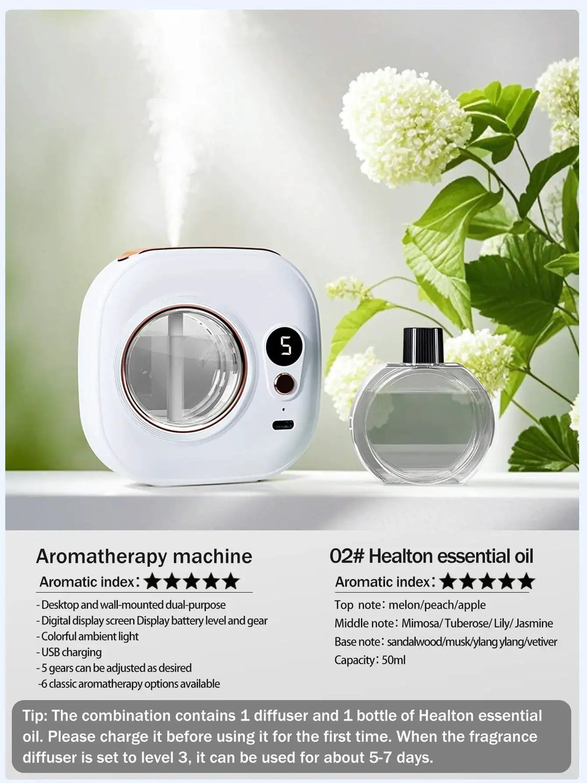Automatic Essential Oil Diffuser — product view 12