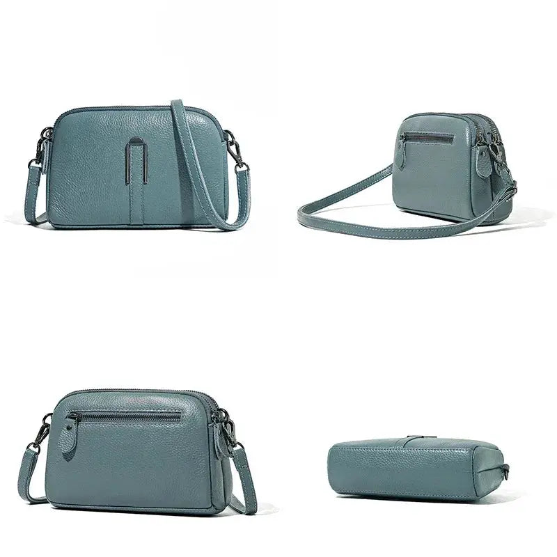 Genuine Leather Crossbody Bag Luxury Clutch For Women