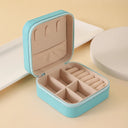 Jewelry Storage Box: Travel Organizer Leather Case