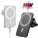 15W Magnetic Car Charger TypeC Wireless Charger Mount Holder
