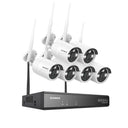 Sannce 6PC 5MP Wifi Cam NVR Kit