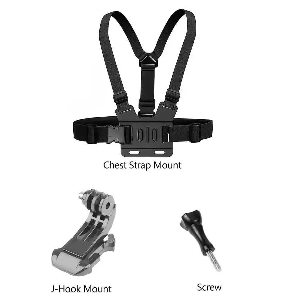 Action Camera Kit - Secure Chest And Head Mounts — product view 13
