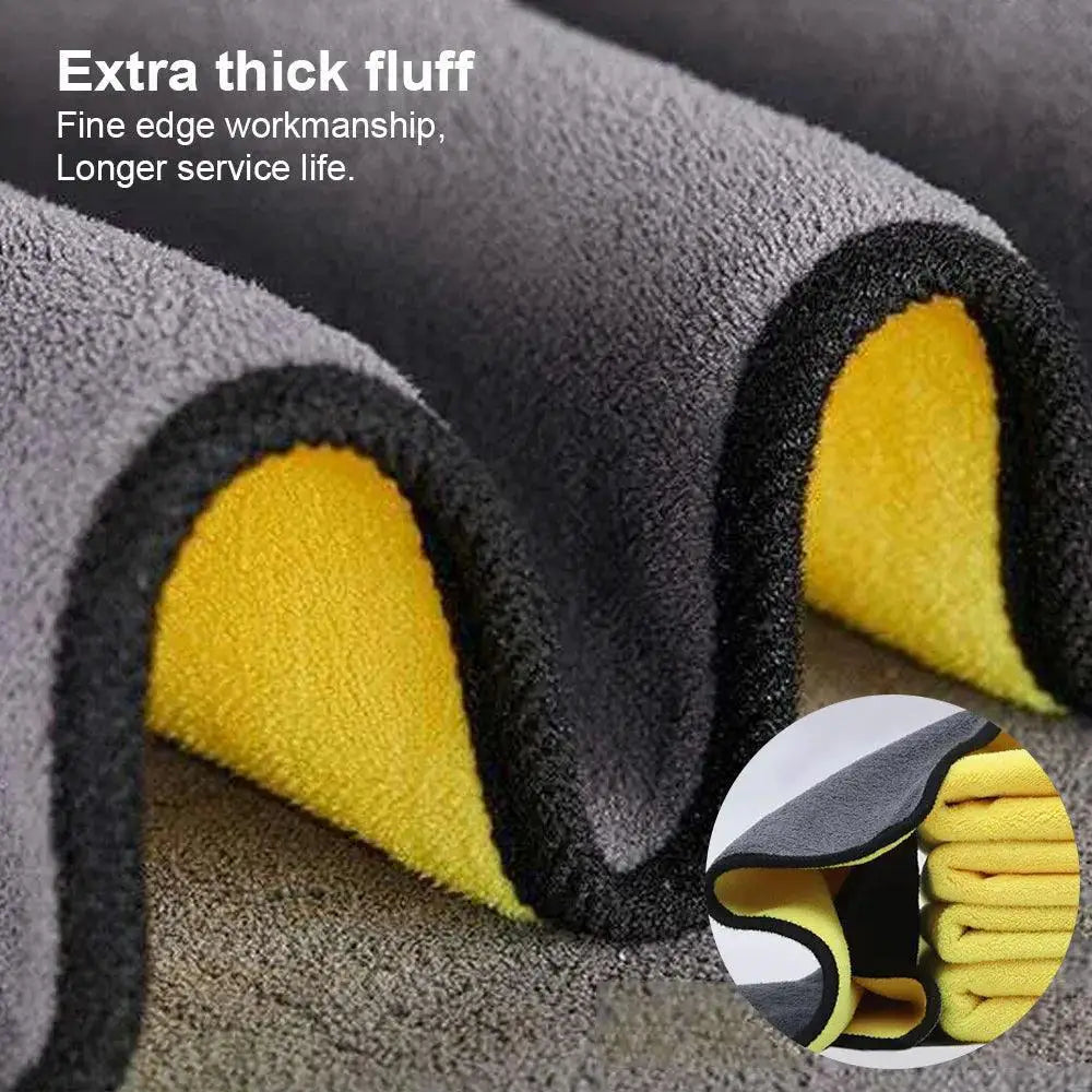 Car Wash Microfiber Towel Set Ultra Absorbent Cloths Pack