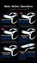 4K Camera Smart Glasses for Translation