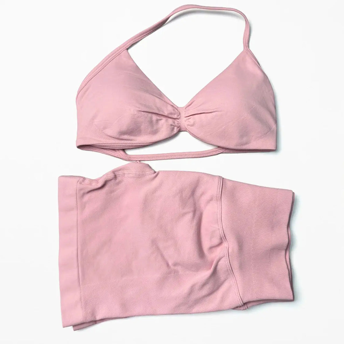 Seamless Yoga Set Women Quick Dry Push Up With Pad — product view 17